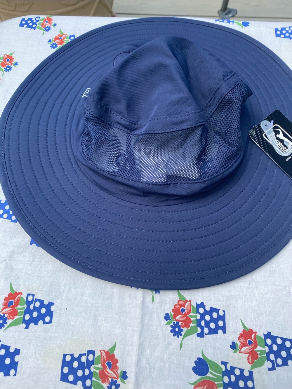 NWT PGA Mens Wide-Brim Sun Hat in Navy L/XL